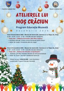 Atelierele lui Moș Crăciun – Programul Educațional al Muzeului Județean Gorj, Decembrie 2025