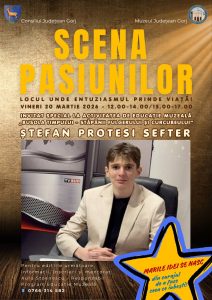 Proiectul Scena Pasiunilor a prins viață: Primul participant – Ștefan Protesi Sefter, un elev de 14 ani din Târgu Jiu, pasionat de meteorologie