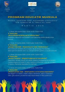 Program de Educație Muzeală – Martie 2026: Ateliere pentru toate vârstele