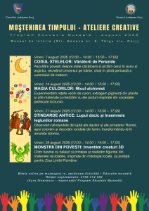 Program Educație Muzeală august 2026